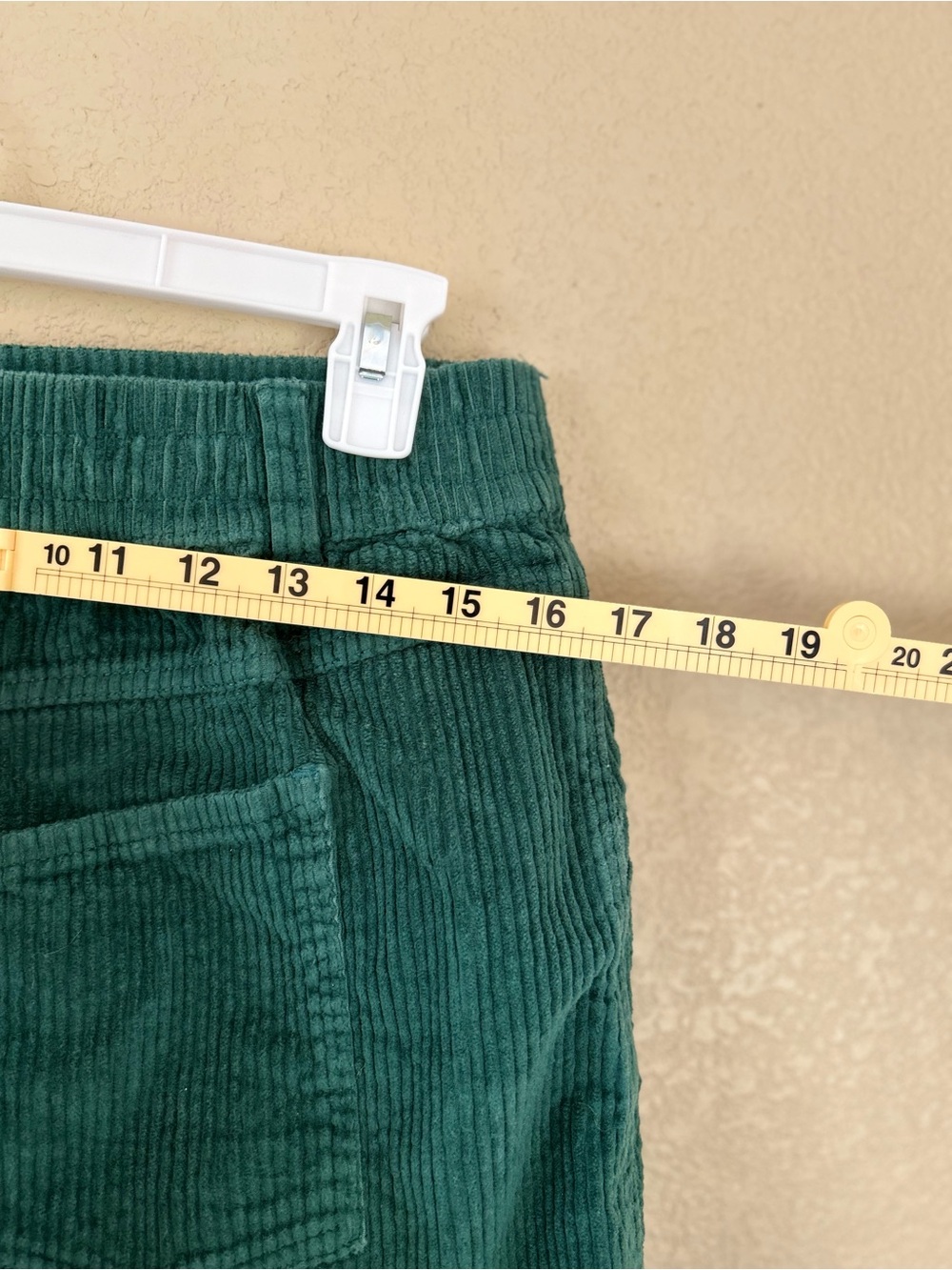 Pact Dark Green Corduroy Mini Skirt Size L Organic Cotton - Picture 8 of 10